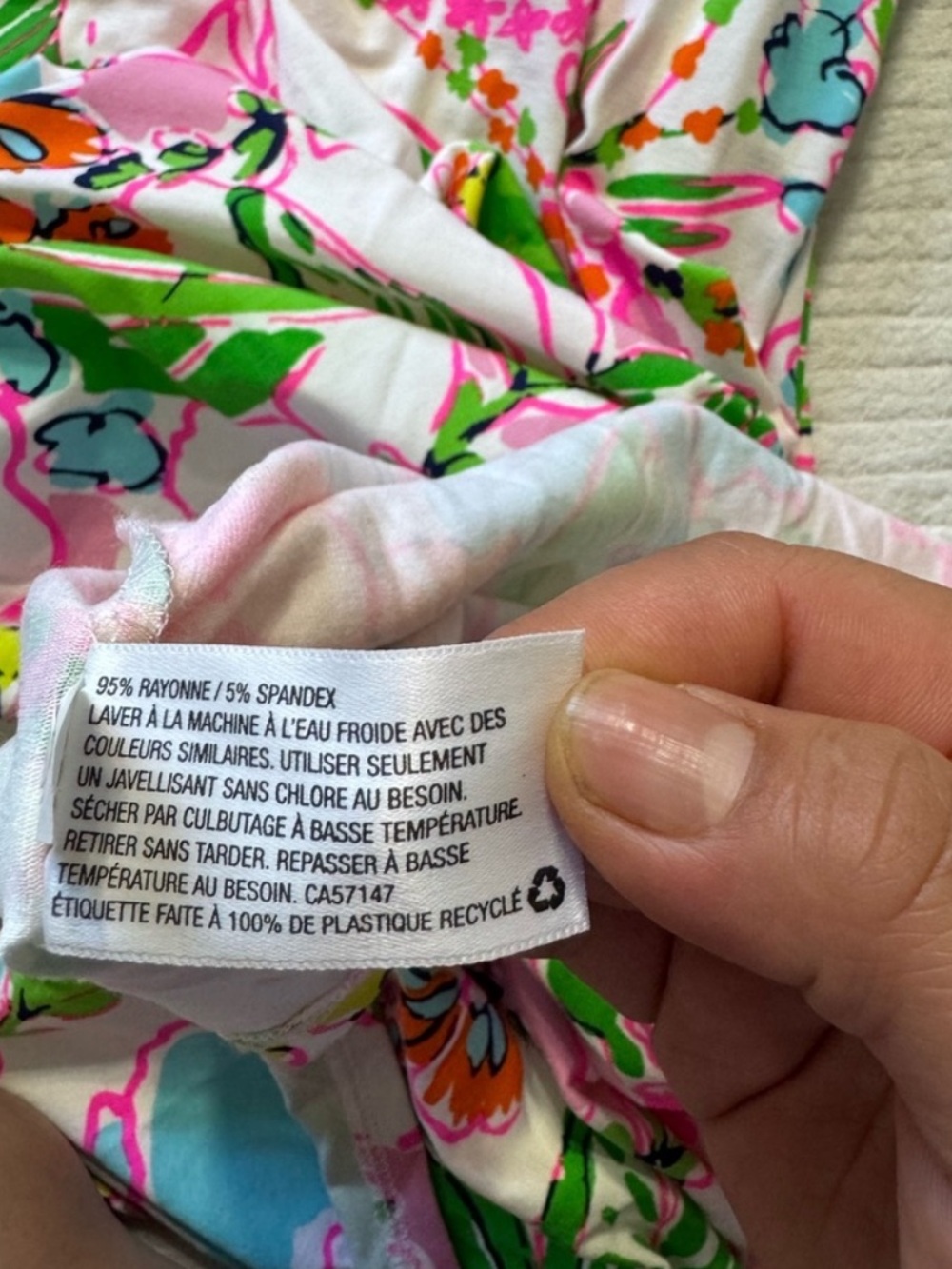 Lilly Pulitzer Strapless Floral Maxi Dress in Pink, Green & Orange - Picture 5 of 7